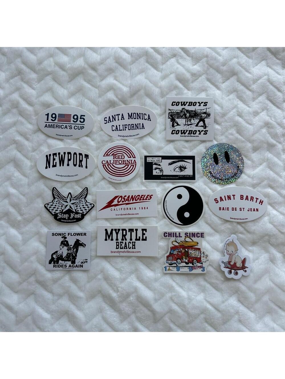 15 Brandy Melville stickers